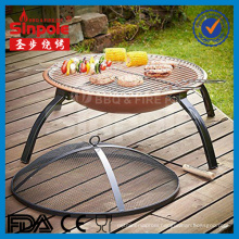 Hot Selling Portable Foldable Outdoor Fire Pit with Cooper Color (SP-FT001)